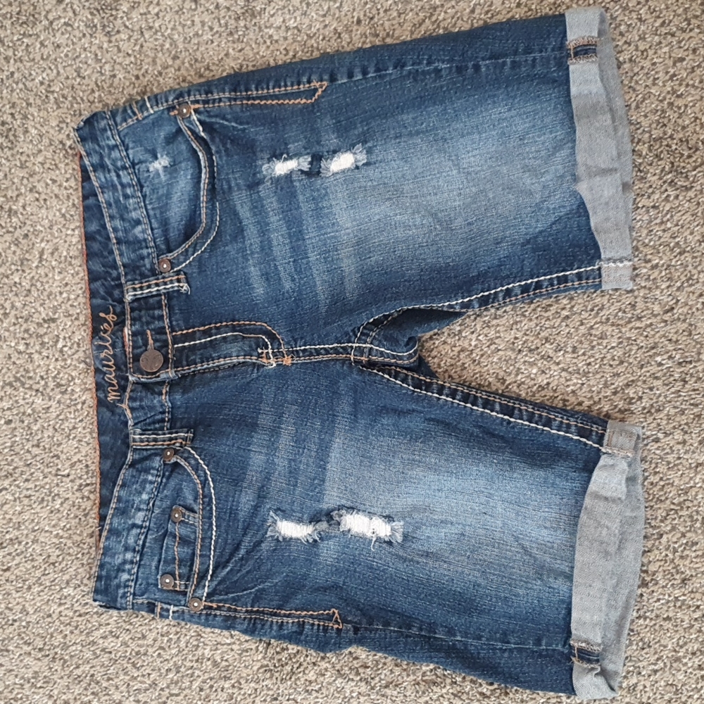 Denim shorts